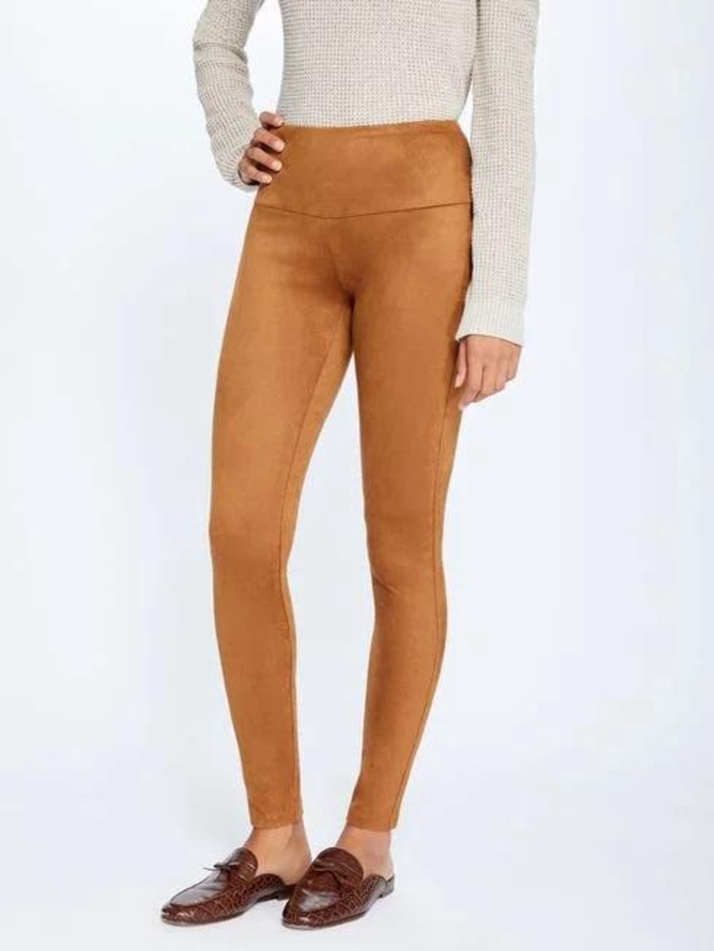 J. McLaughlin The Lori Faux-Suede Leggings Preppy Capsule Minimalist | Size XS